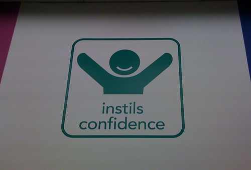 instils confidence