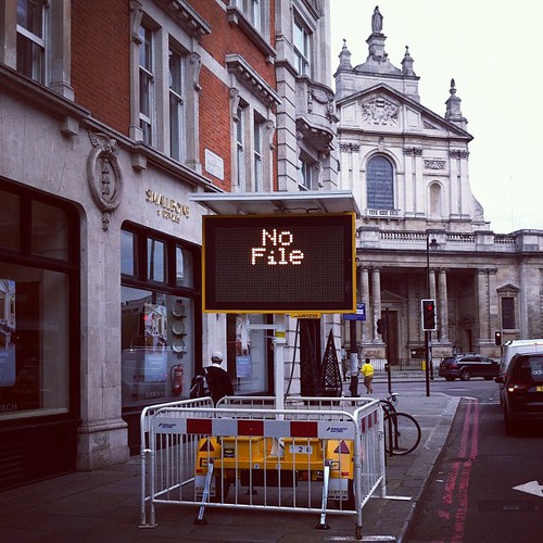 No file.