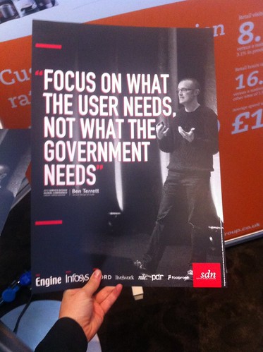 I went to a conference and they made a poster about it