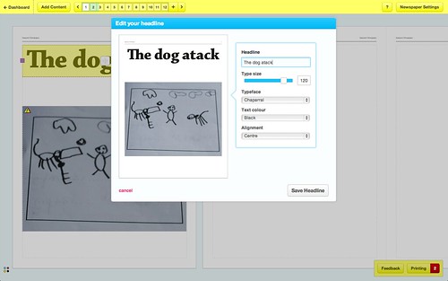 The dog atack