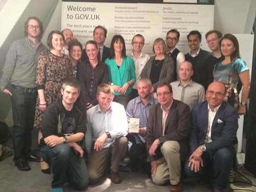 A fraction of the team, one Minister, one special advisor, one from each of MoD, MoJ, FCO, Margaret Calvert and our little award