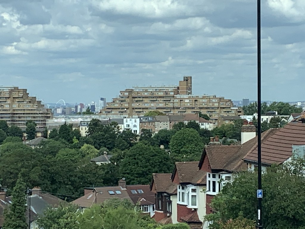 Wembley from the top of Forest Hill