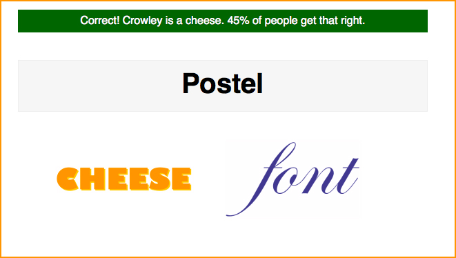 Cheeseorfont