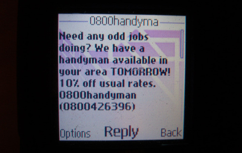 Handymantextad